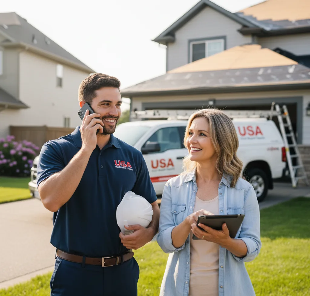 USA Roof Repair Experts customer support in Crossett